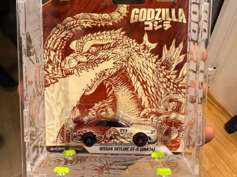 Godzilla Hot Wheels Premium AcrylCase Only